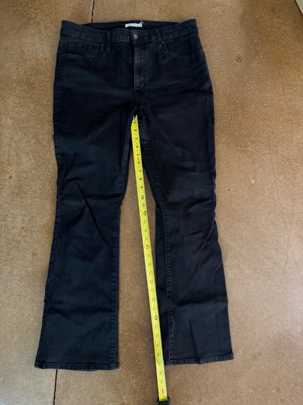 Levi’s 725 High Rise Bootcut Jeans, Black, Size 33 - Picture 3 of 6